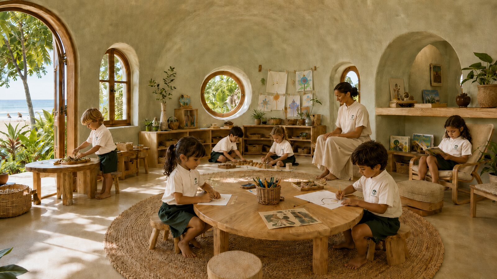 A light-filled learning space at Taling Ngam — artist's impression